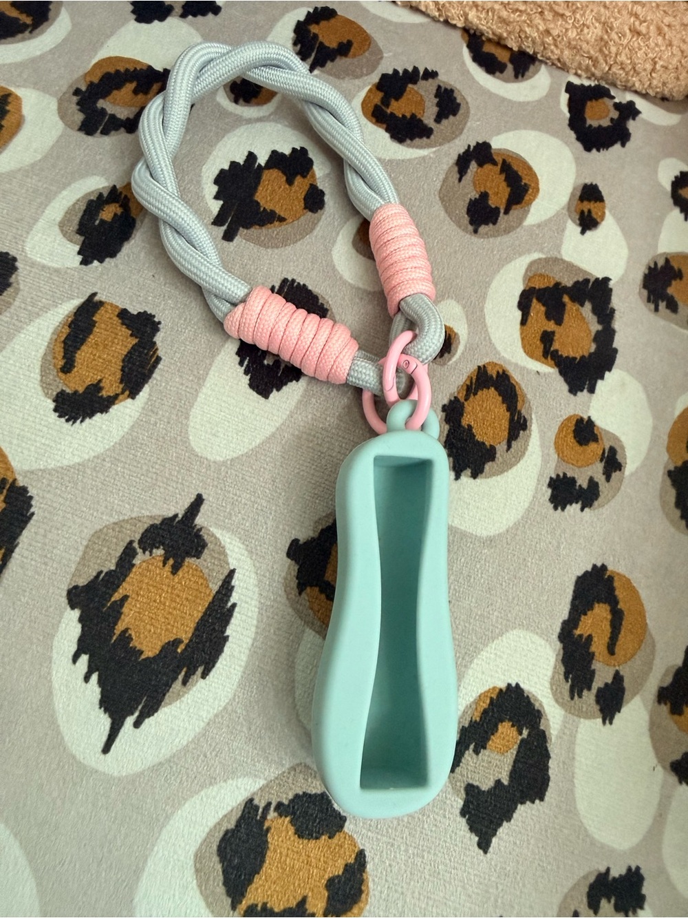 Lev Lina Silicone Lip Balm Holder Keychain with Lanyard